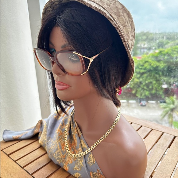 GUCCI GG0648O square-frame tortoiseshell optical glasses - Picture 4 of 14